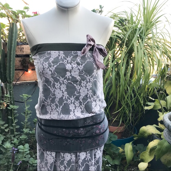 Hand made stretch lace dress - Picture 2 of 6